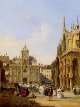 愛德華 普利切特 A View Of St Marks Square